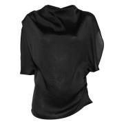 Casual Zwarte Blouse Pinko , Black , Dames