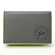 Pre-owned Leather wallets Bvlgari Vintage , Gray , Dames