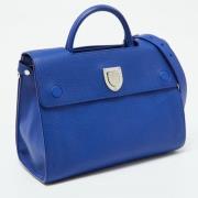 Pre-owned Leather dior-bags Dior Vintage , Blue , Dames