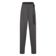 Elegante Lange Broek Max Mara , Gray , Dames