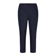 Slim Capri Broek Marine Kwaliteit LauRie , Blue , Dames