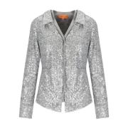 Grijze Pailletten Elegante Shirt Stine Goya , Gray , Dames