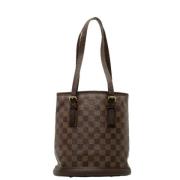 Pre-owned Canvas louis-vuitton-bags Louis Vuitton Vintage , Brown , Da...