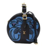 Pre-owned Leather crossbody-bags Louis Vuitton Vintage , Black , Dames