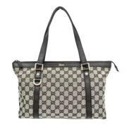 Pre-owned Canvas totes Gucci Vintage , Beige , Dames