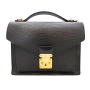 Pre-owned Leather louis-vuitton-bags Louis Vuitton Vintage , Black , D...