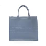 Pre-owned Leather totes Dior Vintage , Blue , Dames