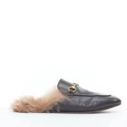 Pre-owned Leather mules Gucci Vintage , Black , Dames