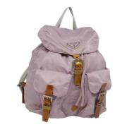 Pre-owned Nylon backpacks Prada Vintage , Pink , Dames