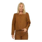 Donker Cognac Ebony Broek Jas 2-Biz , Brown , Dames