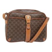 Pre-owned Canvas shoulder-bags Celine Vintage , Brown , Dames