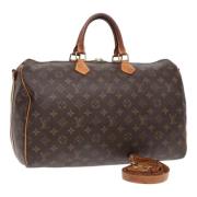 Pre-owned Canvas handbags Louis Vuitton Vintage , Brown , Dames