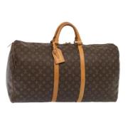 Pre-owned Canvas travel-bags Louis Vuitton Vintage , Brown , Dames