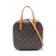 Pre-owned Canvas handbags Louis Vuitton Vintage , Brown , Dames