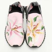 Pre-owned Fabric sneakers Dolce & Gabbana Pre-owned , Pink , Dames