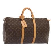 Pre-owned Canvas travel-bags Louis Vuitton Vintage , Brown , Dames