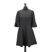 Pre-owned Silk dresses Valentino Vintage , Black , Dames