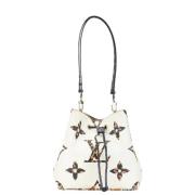 Pre-owned Canvas louis-vuitton-bags Louis Vuitton Vintage , White , Da...