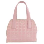 Pre-owned Canvas totes Chanel Vintage , Pink , Dames