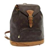 Pre-owned Canvas backpacks Louis Vuitton Vintage , Brown , Dames