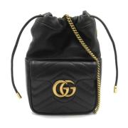 Pre-owned Leather crossbody-bags Gucci Vintage , Black , Dames