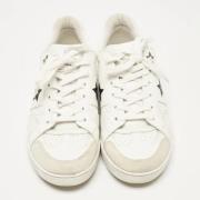 Pre-owned Leather sneakers Dior Vintage , White , Dames