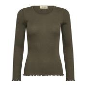 Naadloze Tee Top Zeeschildpad MOS Mosh , Green , Dames