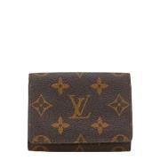 Pre-owned Canvas wallets Louis Vuitton Vintage , Brown , Dames