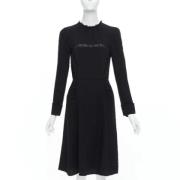 Pre-owned Acetate dresses Prada Vintage , Black , Dames