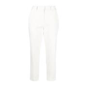 Witte Casual Broek New York Stijl Eleventy , White , Dames