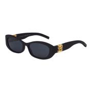 Cat-eye zonnebril met bloemblaadjesontwerp Givenchy , Black , Unisex