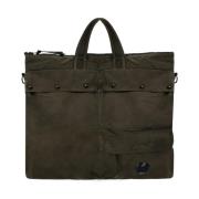 Bosgroene Nylon Tote Tas C.p. Company , Green , Heren