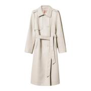 Polyester Jas Twinset , Beige , Dames