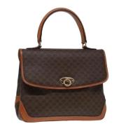 Pre-owned Canvas handbags Celine Vintage , Brown , Dames