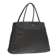 Pre-owned Nylon prada-bags Prada Vintage , Gray , Dames