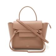 Pre-owned Leather shoulder-bags Celine Vintage , Beige , Dames