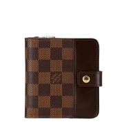 Pre-owned Canvas wallets Louis Vuitton Vintage , Brown , Dames