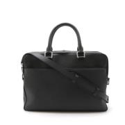 Pre-owned Leather briefcases Louis Vuitton Vintage , Black , Dames