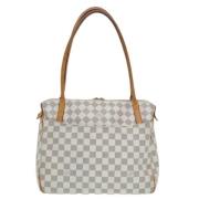 Pre-owned Canvas louis-vuitton-bags Louis Vuitton Vintage , White , Da...