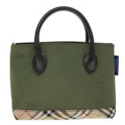 Pre-owned Fabric handbags Burberry Vintage , Green , Dames