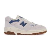 Sneakers van suède leer met denim inzetstukken New Balance , White , D...