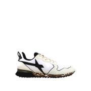 Camouflage Zwart-Grijs Sneakers W6Yz , White , Heren