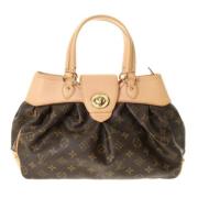 Pre-owned Canvas louis-vuitton-bags Louis Vuitton Vintage , Brown , Da...