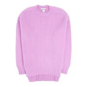 Luxe Merino Cashmere Gebreide Trui Avant Toi , Purple , Dames