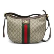 Pre-owned Canvas crossbody-bags Gucci Vintage , Beige , Dames