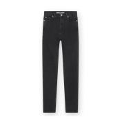 High Waist Slim Fit Jeans Carrie Homage , Black , Dames