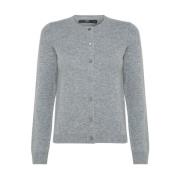 Cashmere Cardigan met knoopsluiting Seventy , Gray , Dames