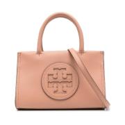 Beige Leren Tote Tas Evolution Model Tory Burch , Beige , Dames