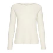 Snow White Gebreide Pullover Trui My Essential Wardrobe , White , Dame...