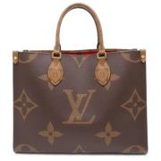 Pre-owned Fabric louis-vuitton-bags Louis Vuitton Vintage , Brown , Da...